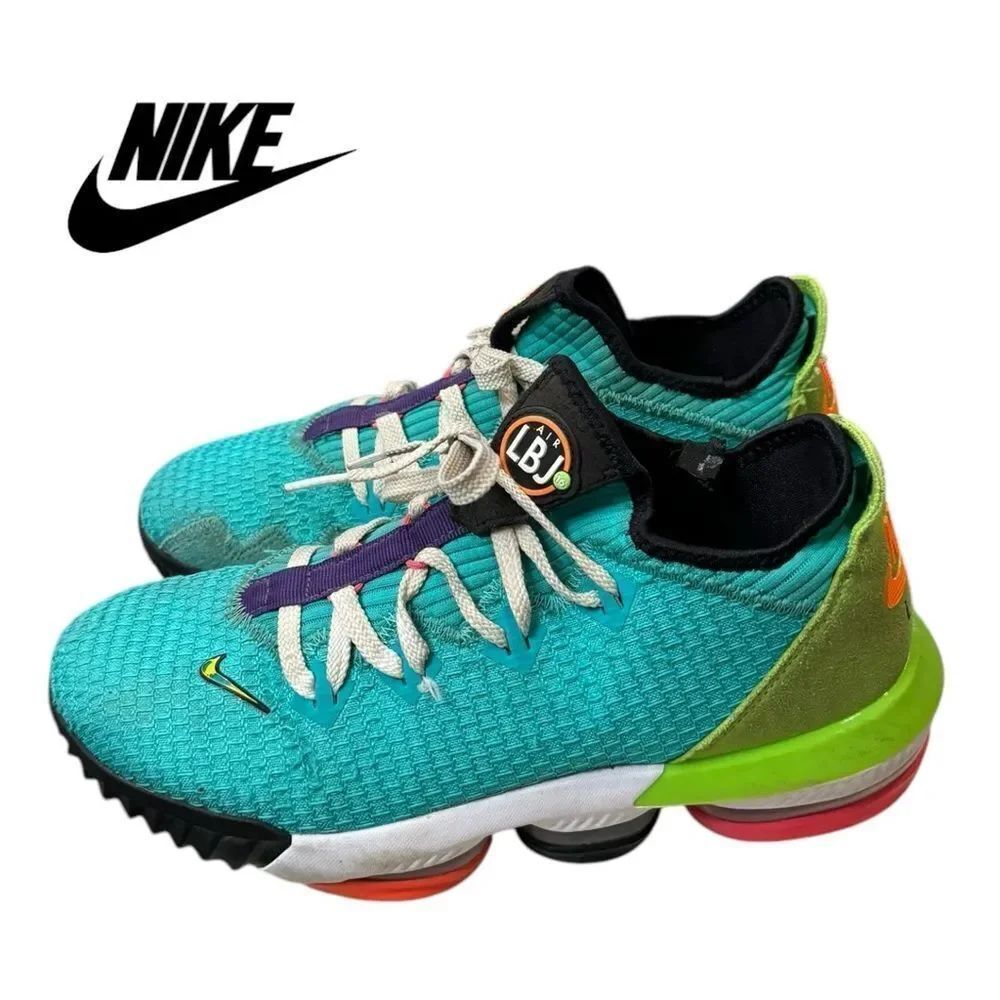 Nike LeBron 16 Low EP 'Hyper Jade' Trainer 2 Men's CI2669-301 Sneakers 9.5